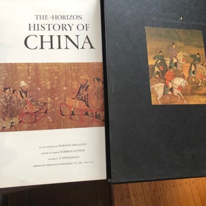 Horizon History of China by C P Fitzgerald and Norman Kotker 1969 edition Boxed Hardcover Comprehensive volume with pictures illustrations