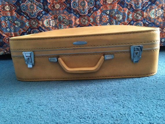 Pullman Suitcase 1970s 15 Inch Small 