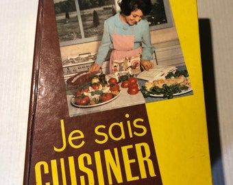 Je Sais Cuisiner Hardcover French cookbook Ginette Mathiot 1965  edition Classic French Editions Albin Michel Rare Very clean inside