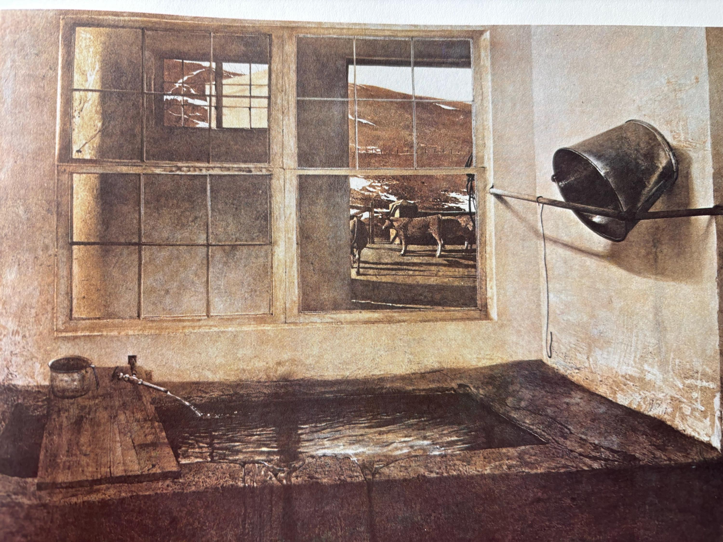 アンドリュー・ワイエス「Paso Robles Farmhouse」 Andrew Wyeth, Spring Fed | Farm to Table | Vintage Print | Wyeth