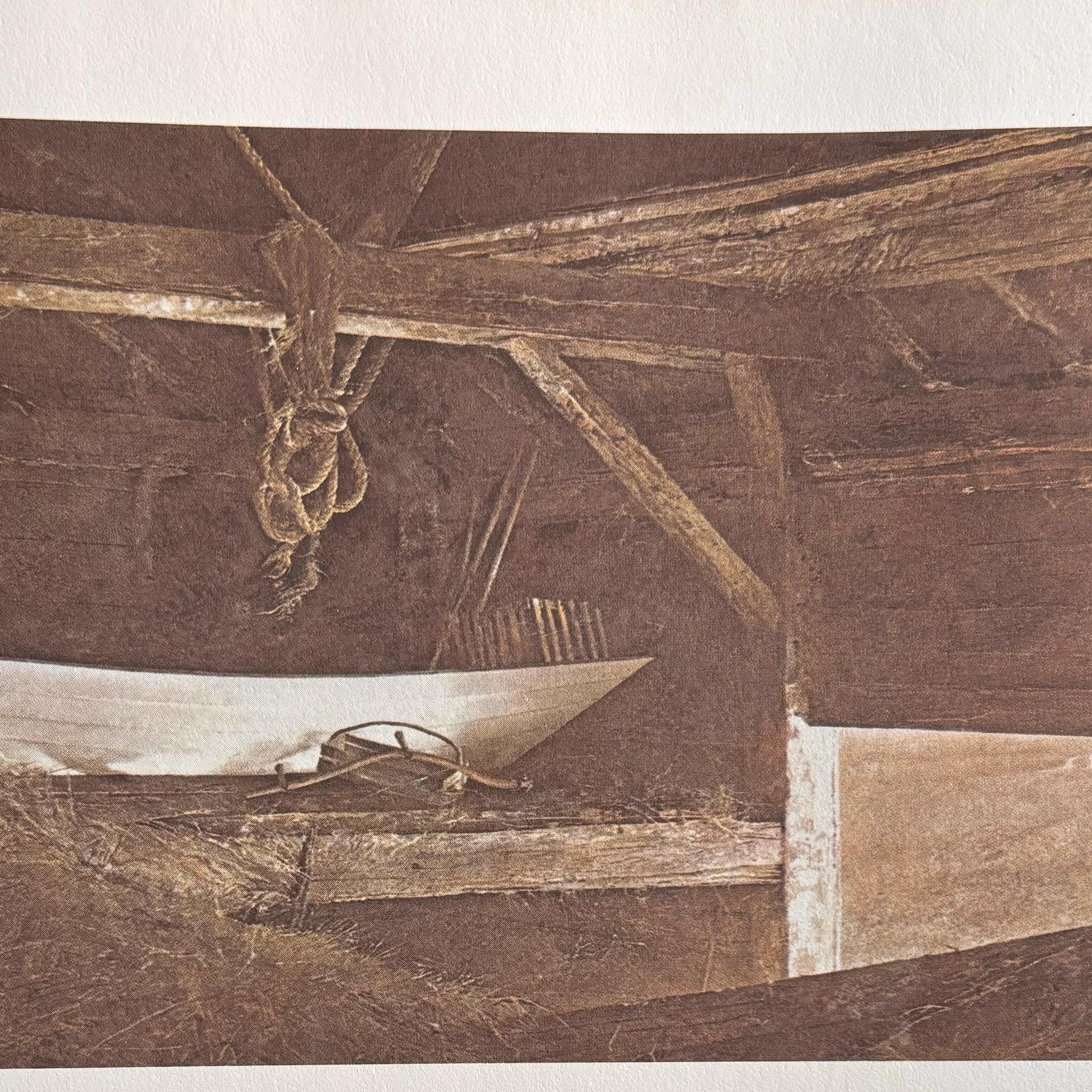 Andrew Wyeth, Hay Ledge | Published Lithograph Print Mid 20th