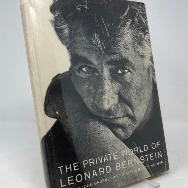 Private World of Leonard Bernstein by John Gruen Photographs by Ken Heyman 1968 First Edition - gift for music lovers photographers