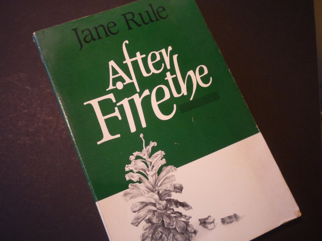 After the Fire by Jane Rule 1989 Lesbian Fiction Naiad Press. Canadian