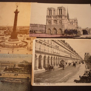 Escenas vintage de París Famosos Lugares de la Ciudad de la Luz buen aspecto vintage