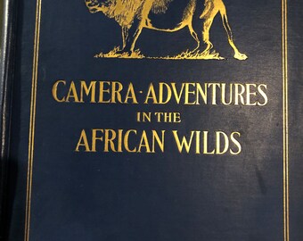 Camera Adventures In The African Wilds by A Radclyffe Dugmore 1910 photographs from safari many black and white wildlife photos