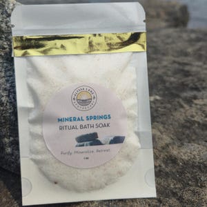 Ritual Bath Soak: Mineral Springs