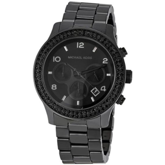 Michael Kors MK5360 Glitz-runway Watch Black Ceramic  display picture 1