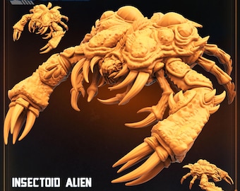 Insect Alien Evolved Levitating Acid Puker 32mm scale