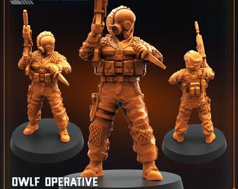 OWLF Operative Fire Team  32mm scale