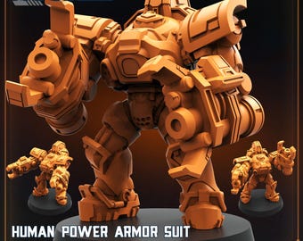 Human Power Suit Combat Engineers 32mm scale