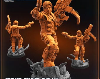 Former Soldier Outlaw 32mm scale