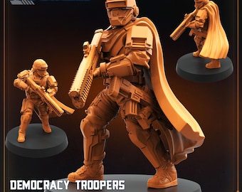 Democracy Troopers Trench Engineer  32mm scale