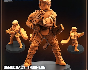 Democracy Troopers Helljumper  32mm scale