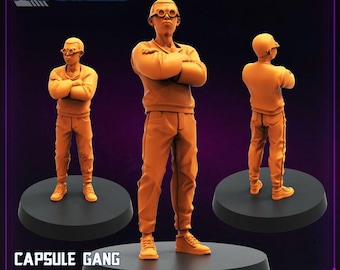 Capsule Gang Biker Yuji 32mm scale