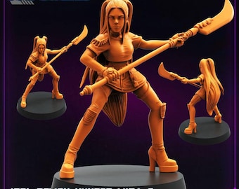 Idol Demon Hunter Mira 32mm scale