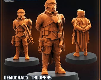 Democracy Troopers Hell Inspector 32mm scale
