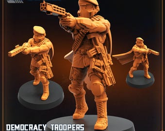 Democracy Troopers Hellhunter  32mm scale