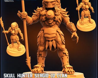 Skull Hunter Sergio Lo Clan De Chala Me Chala  32mm scale