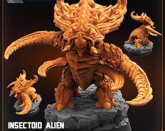Insectoid Alien Evolved Brontolith 32mm scale