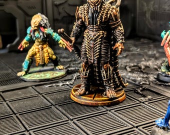 Grendel King Clan Leader Warlord Skull Hunter 32mm scale