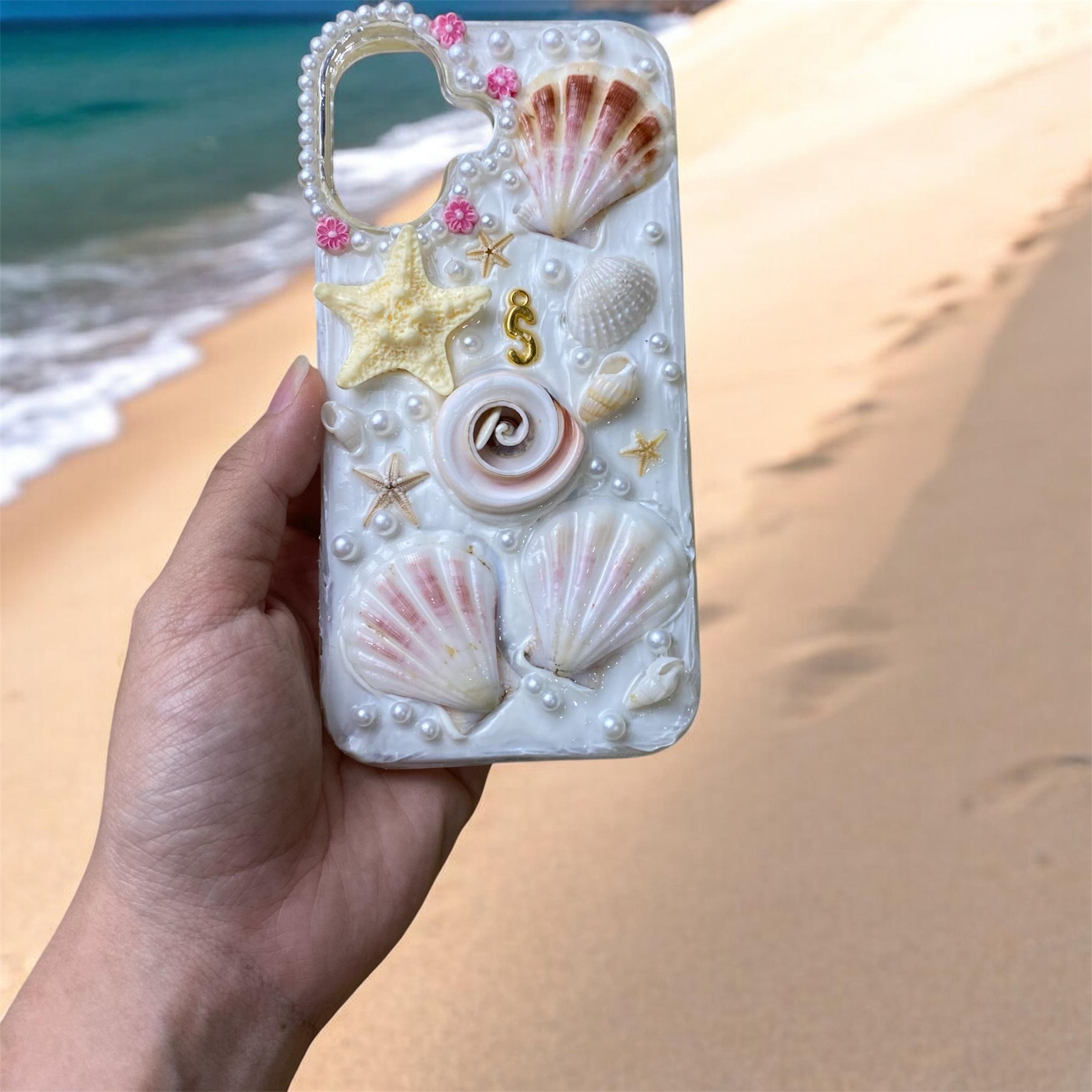 Custom Ocean Phone Case for iPhone 16, 3D Beach Phone Cover