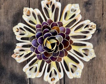 Decoración con flores de conchas marinas: boda en la playa, adornos navideños costeros
