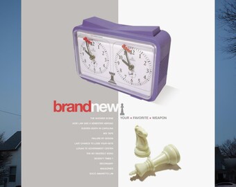 Brand New - "Your Favorite Weapon" Poster, Emo Band Album Cover, 2000s Aesthetic Wall Art, Pop Punk Fanmade Decor, Matte Poster Print