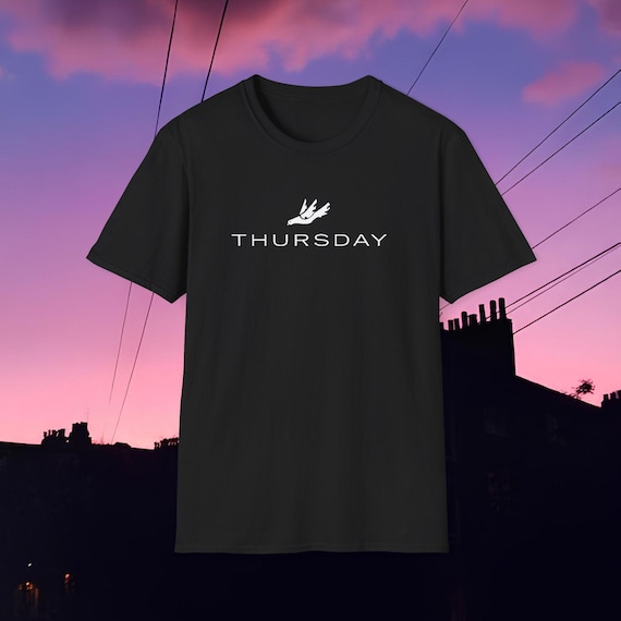 Thursday Emo Band Dove Logo Shirt, Emo Post-hardcore Music, Logo