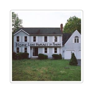 The Hotelier - &quot;Home, Like Noplace Is There&quot;-bandalbumcover Kiss-Cut-stickers, midwest-emo, post-hardcoremuziek, emo-revival esthetiek