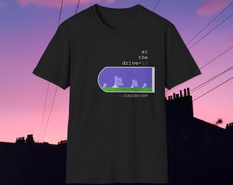 At the Drive-in - "In/Casino/Out" Cover Unisex Softstyle T-Shirt, Band Album Cover, 90s Math Rock Music Tee, Emo Band Merch, Fanmade Shirt