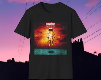 Brand New Deja Entendu Album Cover Softstyle T-Shirt, Emo Music, Alternative Rock, Fan Merchandise, Indie Rock Aesthetic, 2003