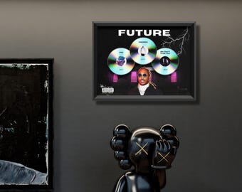 Future Album Cover Wall Art Display • Limited Edition Music Gift • Collectible Home Decor