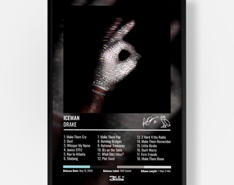 Album Poster | Music Album Wall Art | Hip Hop & RnB Decor | Premium Glossy Print
