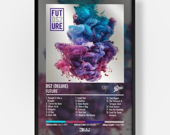 Future DS2 Album Poster – Hip Hop Wandkunst • Musik Poster Druck • Musik Dekor