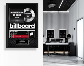 Custom "Chart Topper" Plaque