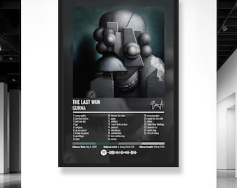 Gunna The Last Wun Album Poster – Hip Hop Wall Art • Music Poster Print • Home Music Decor