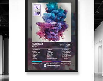 Future DS2 Album Poster – Hip Hop Wall Art • Music Poster Print • Home Music Decor