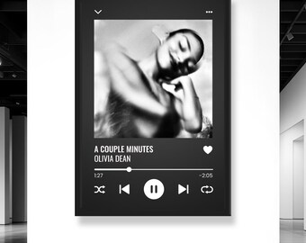 Olivia Dean A Couple Minutes Song Poster – Digital Download • R&B Wall Art • Music Poster
