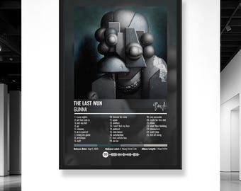 Gunna The Last Wun Album Poster – Digital Download • Hip Hop Wall Art • Music Poster • Album Art