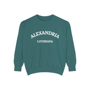 Alexandria Sweatshirt, Comfort Colors Louisiana Alexandria Shirt, Louisiana Vacation Trip Souvenir, Louisiana Crewneck