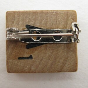 Scrabble tile lapel pin, tie pin, or brooch choose from any of my Scrabble tile designs image 3