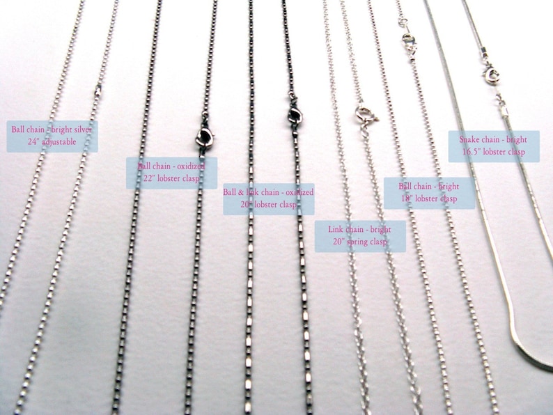 18 inch shiny silver-plated very fine snake chain for Scrabble tile pendants
