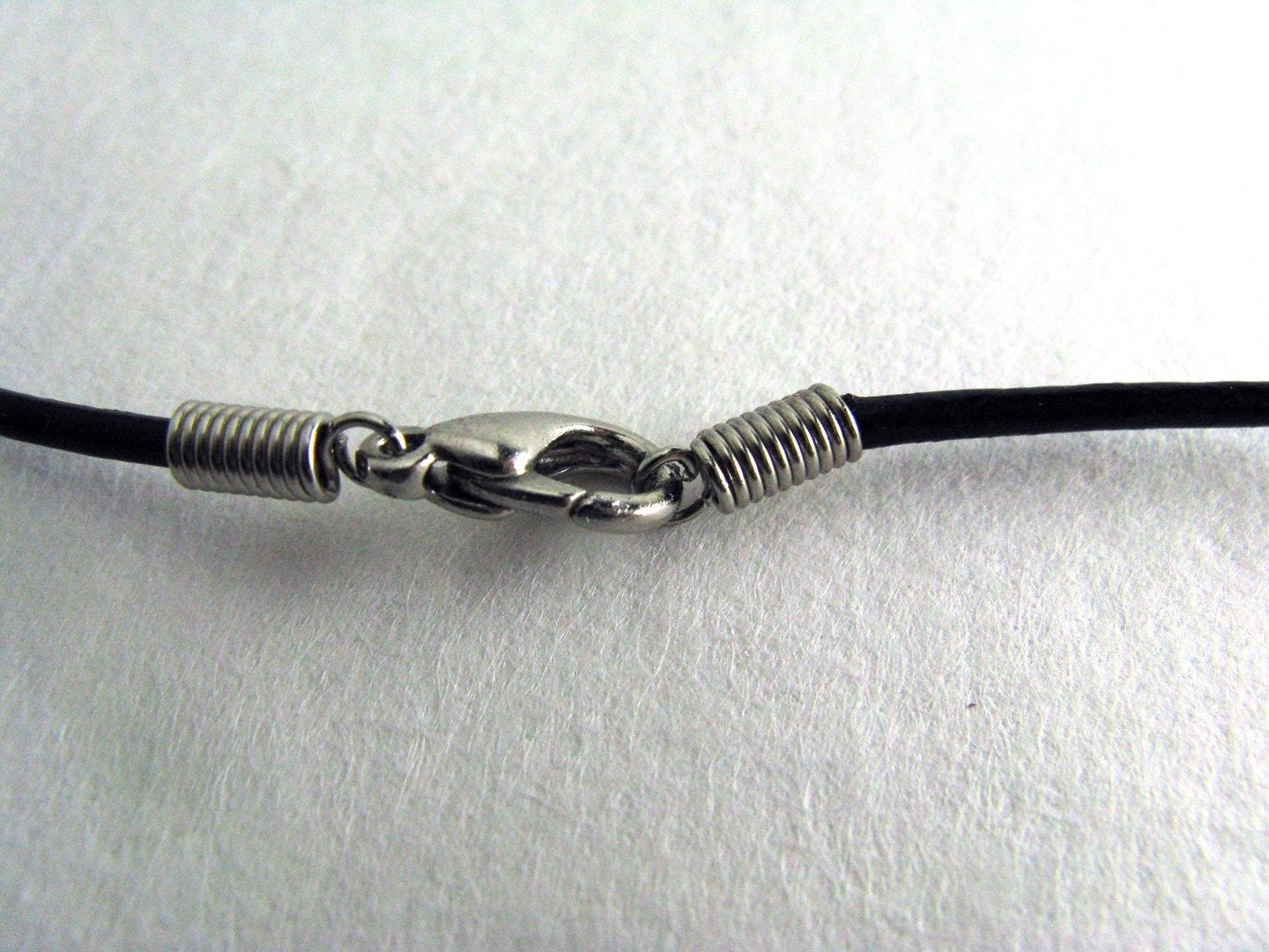 Black Genuine Leather Necklace Cord for Scrabble Tile Pendants 18 Plus ...