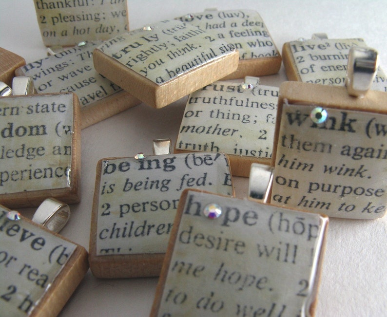 Keychains for Scrabble tiles keychain only image 5
