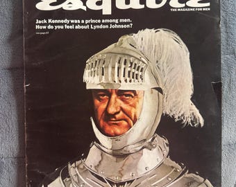 Vintage Esquire Magazine 1965 Featuring LBJ