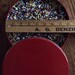 Christmas Tin Seed bead LOT destash one pound mixed glass bugle beads size 11, size 8, bugle beads, glass beads, red vintage fruitcake tin
