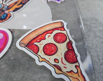 Pizza Sticker - Waterproof, Foodie Sticker