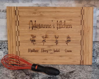 Mother's Day cutting board, Personalized cutting board, mother's day gift, cutting board