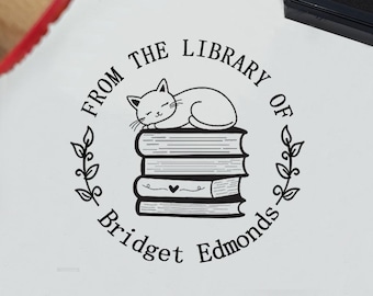 Custom From the library of stamp|Library Stamp |Personalized BOOK Stamp| Library Stamp|Gift for book lover|Book Stamps|Gift for Book lover