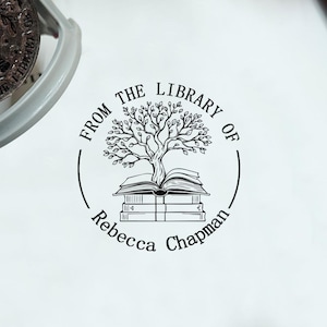 Personalized Book Stamp|From the Library of |Personalized BOOK Stamp|Custom Library Stamp|Gift for book lover|Book Stamps|Gift for Booklover